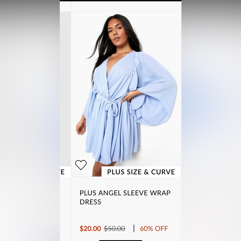 light blue dress